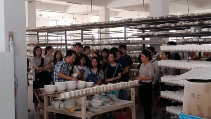 香港知專設計學院(HKDI)師生來我校進行國際陶藝工作營活動